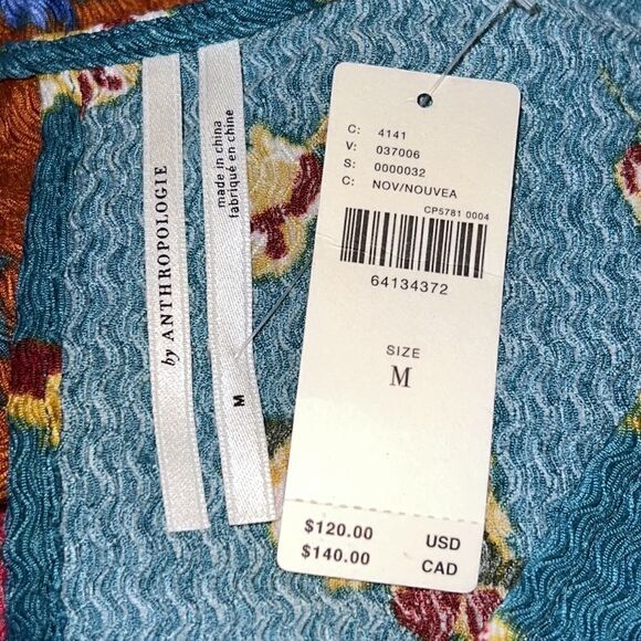 NWT Anthropologie Ruffled Sleep Mini Dress Medium - Picture 11 of 14